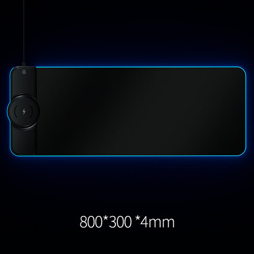 Colorful Wireless Charging Mouse Pad Fingerprint Touch Key Wireless Charging Mouse Pad Wireless Charging Mouse Pad Mouse Pad