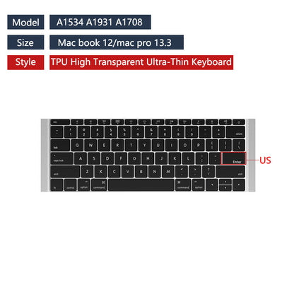 Pro13 Inch Transparent Keyboard Film Tpu Keyboard Film